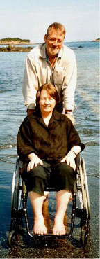 Ann Xeni with her husband